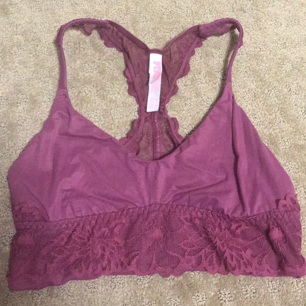 Victoria Secret lace bralette. Size: Small.